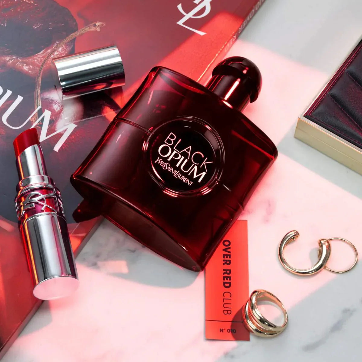 Yves Saint Laurent Black Opium Eau De Parfum Over Red (90ml)